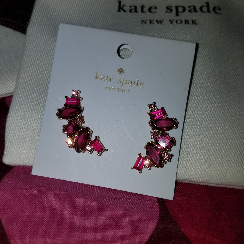 SOLD BNWT Kate Spade Earrings Climbers Crawlers